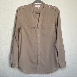 Calvin Klein Crème Button Down Shirt